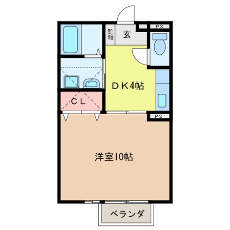 Ｔ’ｓ ＨＩＬＬＳ　Ａ棟の物件間取画像